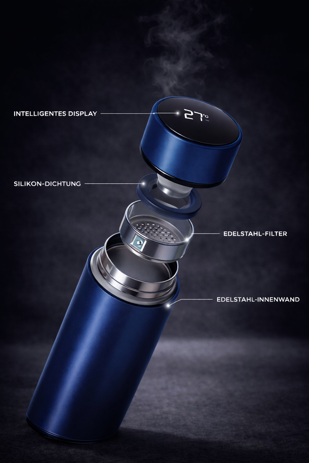 GlowSip – Deep Ocean Blue