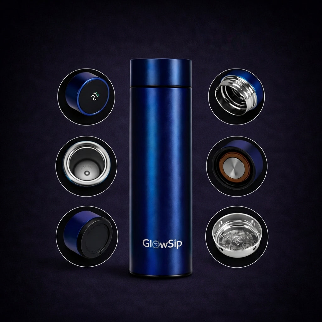 GlowSip – Deep Ocean Blue